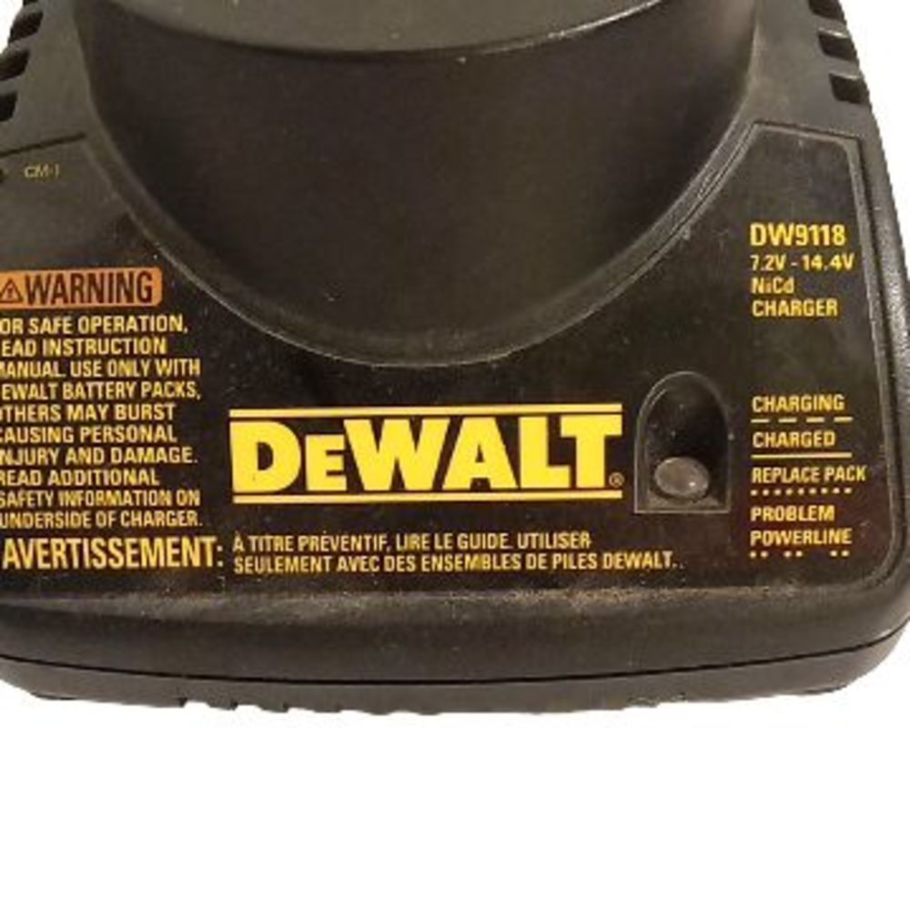 DeWalt‎ DW9118 7.2 volt - 14.4 volt NiCd Battery Charger